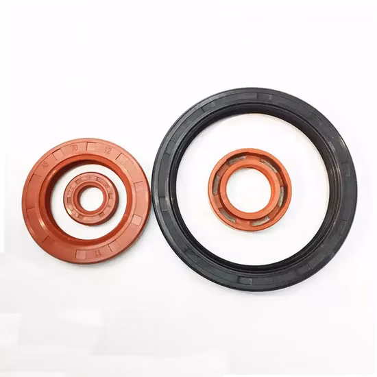 Tc-Skelettgummi EPDM NBR FKM Autofeder Mechanisches Teil Hydraulischer PU-Zylinder Wellenpumpe Industrieller Stangenkolben U-Cup-Kit Stoßdämpfer Große Tg-Öldichtung